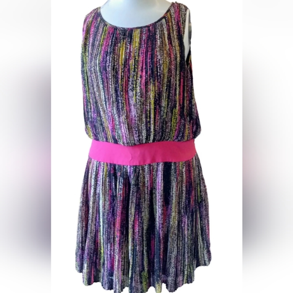 Eliza J pleated pleated dress